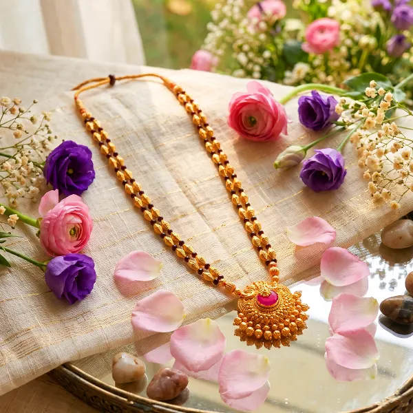 Bor Maal with Kolhapuri Saaj Pendant