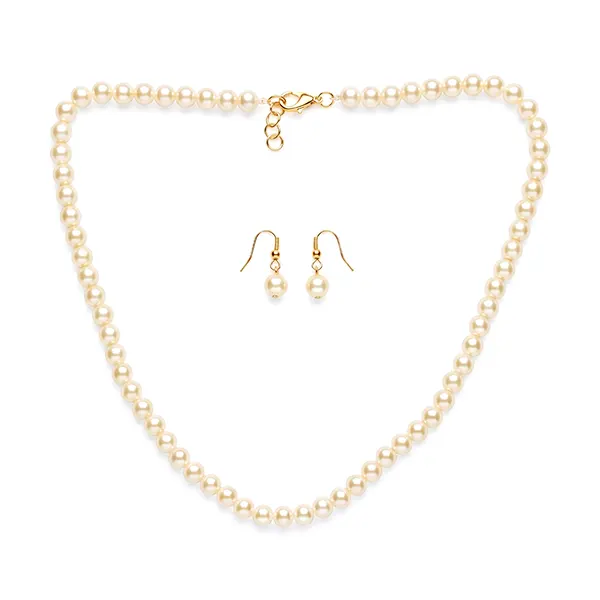 Classic Shell Pearl Necklace Set - Image 2