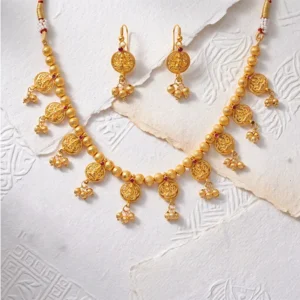 Lakshmi Coin Mini Necklace